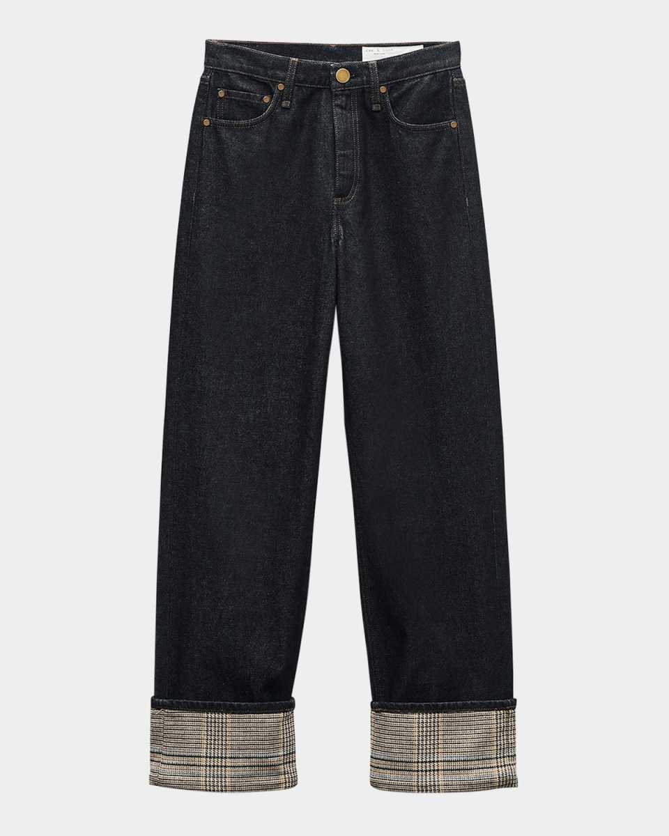 Shea High-Rise Ankle Cuff Jeans